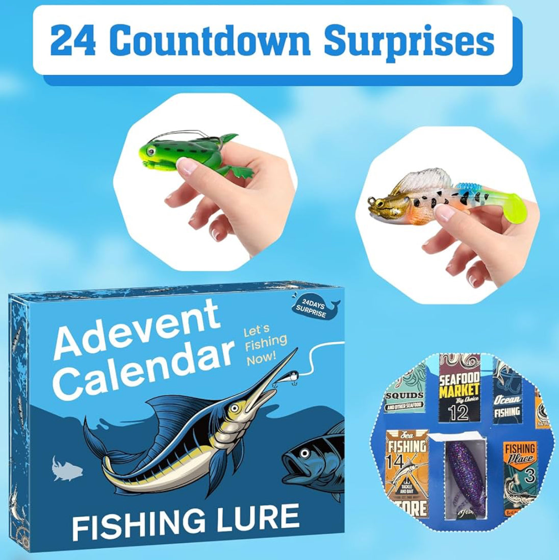 Fishing Advent Sky Blue™